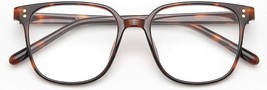 Acetate Blue Light Blocking Glasses Women Men, Fashion Fake Frames (Leop... - $16.44