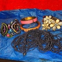 Vintage bracelet and necklace lots~ wear~repair - £19.42 GBP