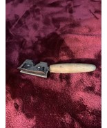 Vintage Antique Knife Sharpener Wooden Handle Small Size - $6.79 CAD