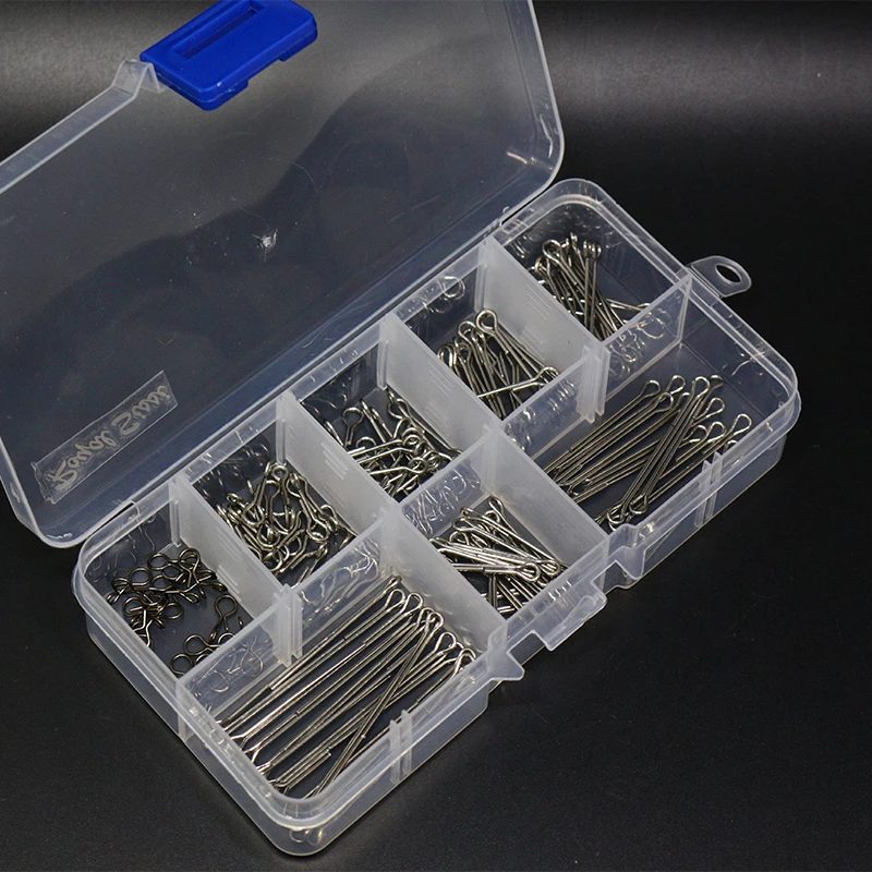 Sporting 124pcs box set chocklett&#39;s articulated fish streamer fly tying material - £39.96 GBP