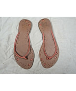 REPORT pink leather flip flop   Size 9   Style is Salina - £13.85 GBP
