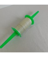 VTG Green Plastic 2 Handle Toy Kite Reel Spindle with Nylon Cord Made in... - £7.66 GBP