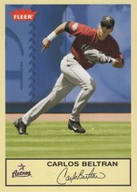 Carlos Beltran Houston Astros Rare Baseball Printed Signed Trading Card - £6.28 GBP