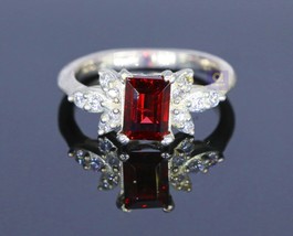 Divine Handmade Natural Garnet Ring in 925 Sterling Silver, Handmade Sil... - £30.18 GBP