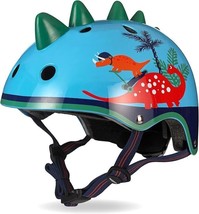 Micro Scooters 3D Dino Patterned Deluxe Kids Helmet, Child, Bike, Small ... - $43.39