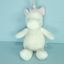 Carter&#39;s Baby Unicorn Plush Waggy Stuffed Animal Musical Wind Up Toy 12&quot;... - £15.81 GBP