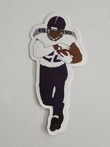 Football Player Holding Ball to Chest and Running Sticker Decal Embellishment - £2.03 GBP