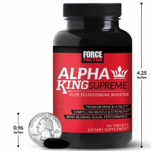 Force Factor Alpha King Supreme Elite Testosterone Booster 90 Tablets Exp.10/ - $65.77