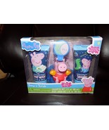 NEW Disney PEPPA PIG Soap &amp; Scrub GIFT Box SET Body Wash Bath Pouf Toy S... - €13,48 EUR