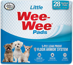Four Paws Little Wee Wee Pads 28 count Four Paws Little Wee Wee Pads - £26.94 GBP