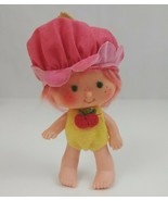 1980's Strawberry Shortcake Cherry Cuddler 3.5" Doll  With Hat &amp; Clothes - €12,35 EUR