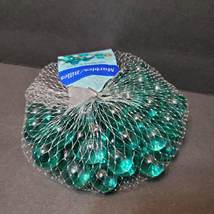 Sea Green Marbles, Glass Gems, Decorative Accent, Soil Topper, Vase Filler, 10oz image 3
