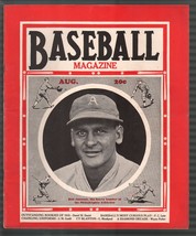 Baseball Magazine 8/1935-Bob Johnson-Carl Hubbell-MLB-pix-info-FN - $90.94