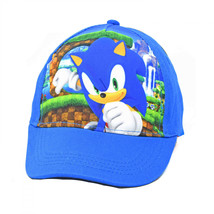 Sonic The Hedgehog Green Hill Zone Adjustable Kid&#39;s Hat Multi-Color - £13.57 GBP