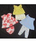 Baby Girl Carter&#39;s lot of 6 (3 outfits) size 6mos - $7.99