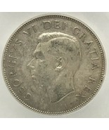 1948 .50 Cent Coin, Graded ICG - EF45 ( Free Worldwide Shipping) - £173.78 GBP