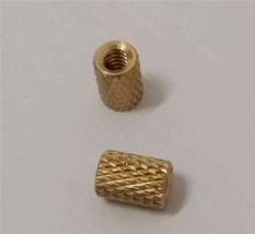 3000Pc STKB-0420-10 Brass Molded-in Knurled Inserts Thru-Threaded PCB Rivnut Nut - $843.99