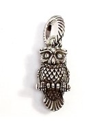 Brighton Wisdom Owl Charm, Silver Finish, Stones, J93772 New - £11.92 GBP