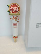 NIB Shiner Ruby Redbird Grapefruit Texas 10.5&quot; Draft Beer Tap Handle RARE Bar - £31.99 GBP