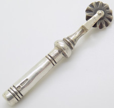 Vintage Italiano Hecho a Mano Genuino Plata .800 Pasta Cortador Loa Miniature - £29.56 GBP