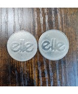 Set Of (2) Elle Casino Gaming Tokens - $21.77