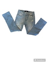 Hollister Womens Jeans Blue 29 Denim Slim Straight Leg Distressed Pockets Y2K - £11.86 GBP
