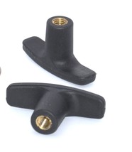 8mm T-Handle Clamping Knobs  60mm Length  Durable Bakelite   2 Pack - £9.19 GBP
