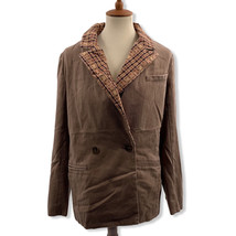 Free People Reid Smoking Jacket Tan XS New - £67.13 GBP