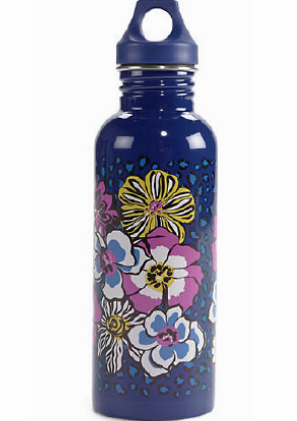 NEW IN BOX VERA BRADLEY  AFRICAN VIOLWT STAINLESS STEEL 25oz. WATER BOTTLE - £11.85 GBP