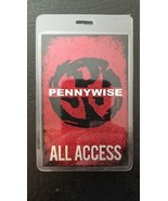 PENNYWISE - ORIGINAL 2014 U.S. &amp; CANADA TOUR LAMINATE BACKSTAGE PASS - $41.00