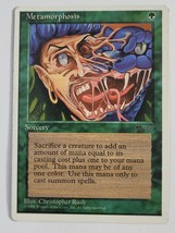 1995 METAMORPHOSIS MAGIC THE GATHERING MTG CARD PLAYING ROLE PLAY VINTAGE - £4.78 GBP