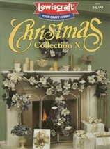 Christmas Collection X Craft Leaflet Book No. 8702 Lewiscraft - £3.92 GBP