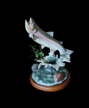 STEELHEAD PRIZE Danbury Mint Trout Treasures Franz Dutzler  Sculpture *Damaged* - £25.91 GBP