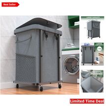 High-Grade 150L Rolling Laundry Hamper with Durable Metal Frame &amp; Easy M... - $66.28