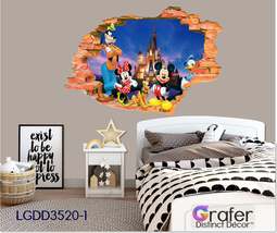 Mickey &amp; friends decal, Pluto decal, Goofy Decal, Disney decal, Minnie Decal   - £20.77 GBP+