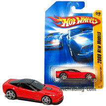 Year 2007 Hot Wheels 2008 New Models 1:64 Die Cast Car #9 - Red &#39;09 CORVETTE ZR1 - £19.74 GBP