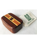 Handcrafted Inlaid Sachet Box by Heartwood Creations w/Sachet Made in US... - $34.30 CAD