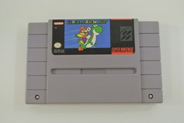 Super Nintendo Super Mario World Video Game 1991 SNES Cartridge Only - £19.01 GBP