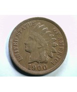 1900 S1 LAST 0/0 (ne) INDIAN CENT PENNY ABOUT UNCIRCULATED+ AU+ NICE ORI... - £75.93 GBP