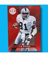 2012 Totally Certified - Tim Brown #83 Platinum Red - $1.57