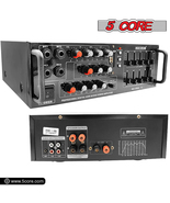 5core Stereo Car Truck Amplifier 2 Channel Mic Input Amplificador Para C... - £23.44 GBP