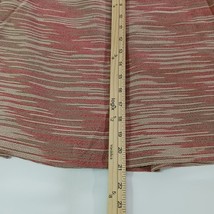 Bandolino Women's Coral/Tan Side Zipper Pleated Skirt Size 6 image 5