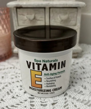 SPA NATURALS VITAMIN E ENRICHED ANTI AGING MOISTURIZING CREAM 6oz - £7.85 GBP