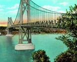 New State Mid-Hudson Traffic Bridge Poughkeepsie New York NY UNP 1920s P... - $12.42