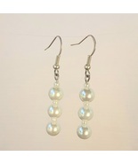 Dangle pearl earrings  - £7.06 GBP