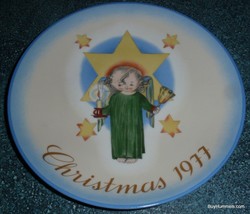 1977 Limited Edition Christmas Plate Herald Angel by Sister Berta Hummel... - £6.97 GBP