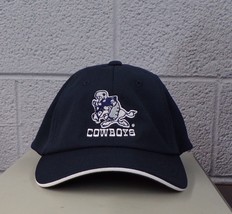 NFL Dallas Cowboys Vintage Logo Football Embroidered Ball Cap Baseball Hat New - $20.69