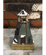 Hawthorne Village WINDMILL Light up Train Station Christmas Collectible ... - $32.26 CAD
