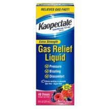 Kaopectate Extra Strength Gas Relief Liquid, 125mg, 8oz Bottle Berry - $9.89