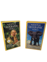 Lot Of 2 Vintage National Geographic Video VHS, Nature Documentaries, Ne... - £14.38 GBP